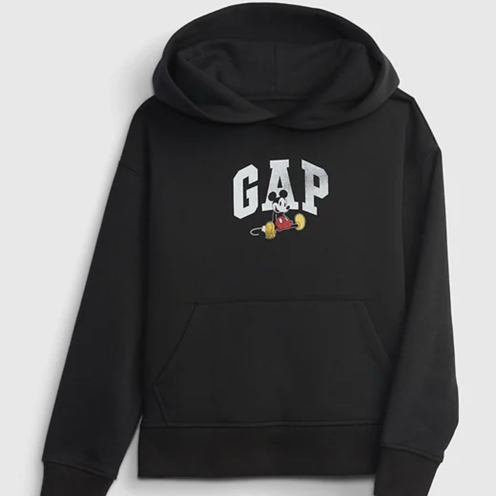 GAP X Disney Kids Black Hoodie and Jogger Set Size Large